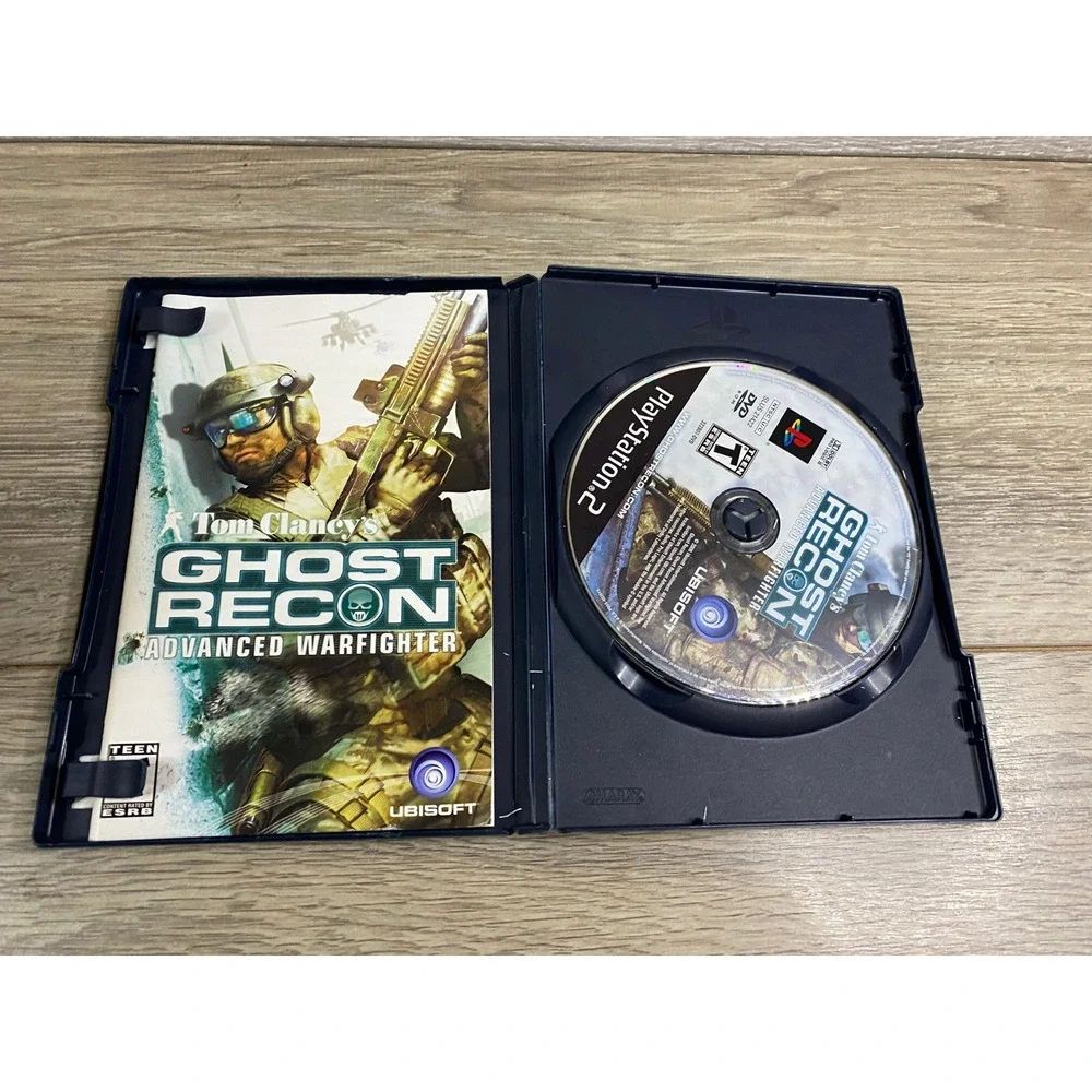 Tom Clancys Ghost Recon Advanced‎ Warfighter Sony PlayStation 2 PS2 SLUS-21422
